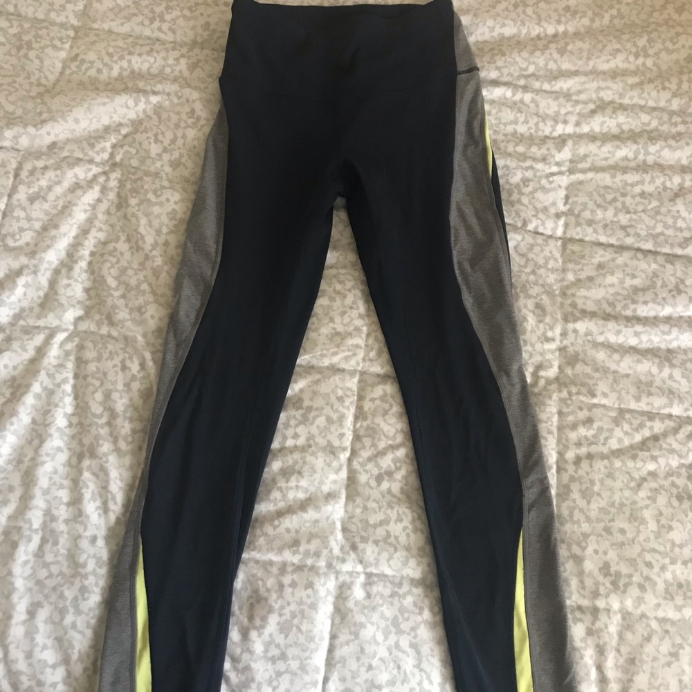 Lululemon Leggings with stripe on side